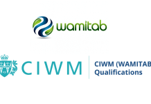 CIWM and WAMITAB logos